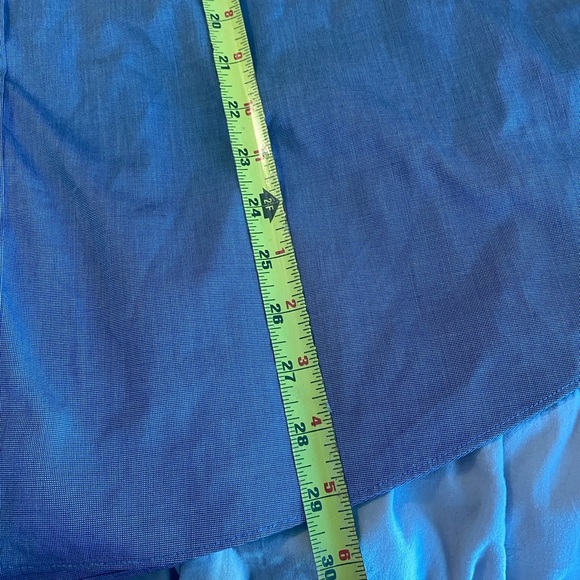 UNTUCK IT Blue Short Sleeve Button Down Shirt XX Large XXL FLAW - Picture 8 of 8